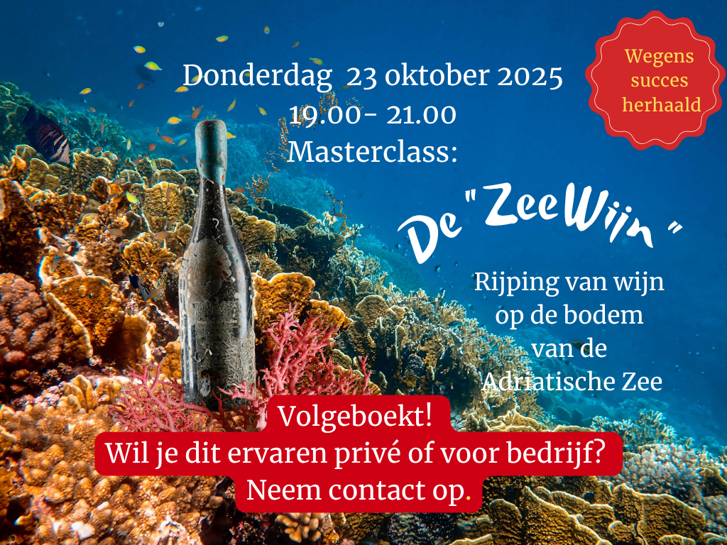 Wijnmasterclass "De Zeewijn", wegens succes herhaald